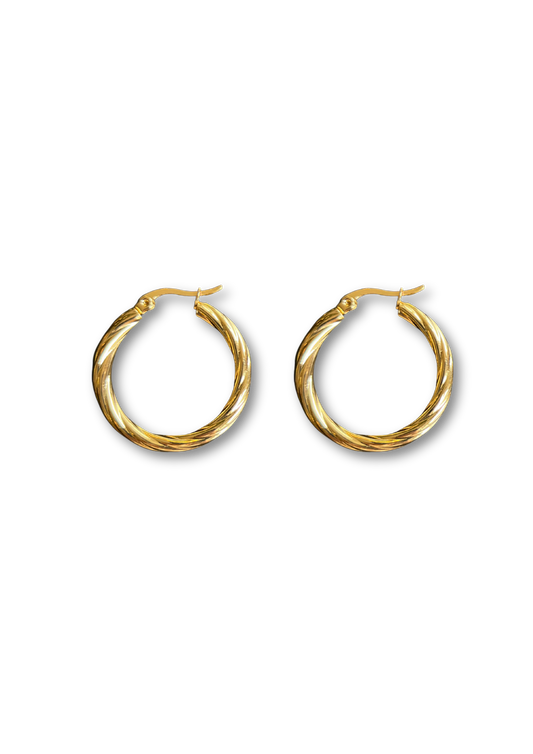 Twisted Big Hoops