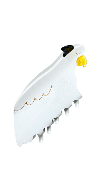 Sleeping Cockatoo Hair Clip