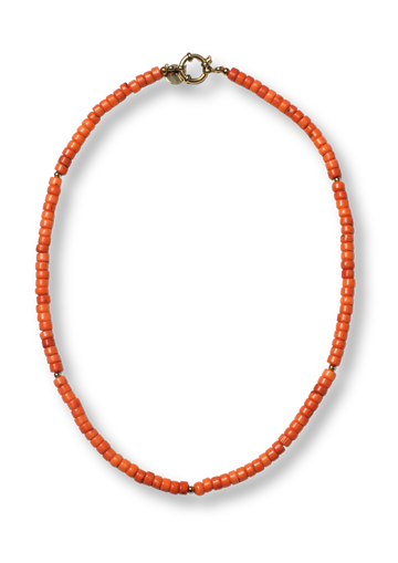 Tommy Gold Orange Necklace