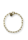 Boyfriend bracelet ~ 14K gold plated stainless steel