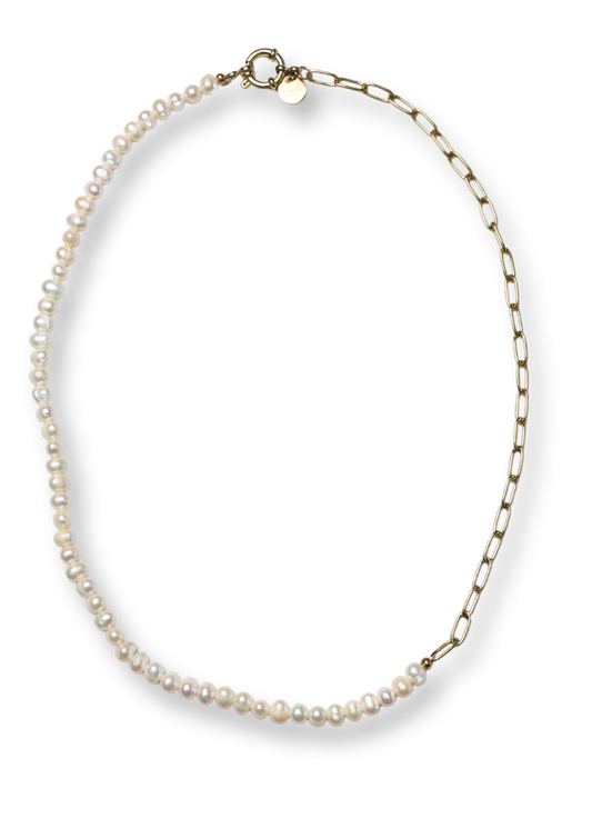 Flint Gold Necklace