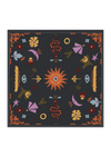 Navy Mixed Scarf