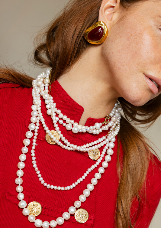 Royal Red Earring
