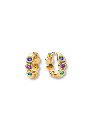 Gemstone Hoops