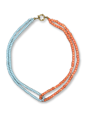Double Blue Necklace