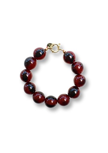 Wilma Burgundy Marble Armband