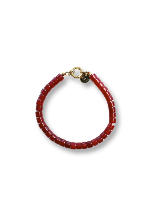 Moos Burgundy Armband