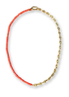 Moos Red Gold Halskette 