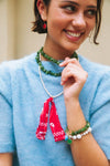 Yuyu Green Necklace