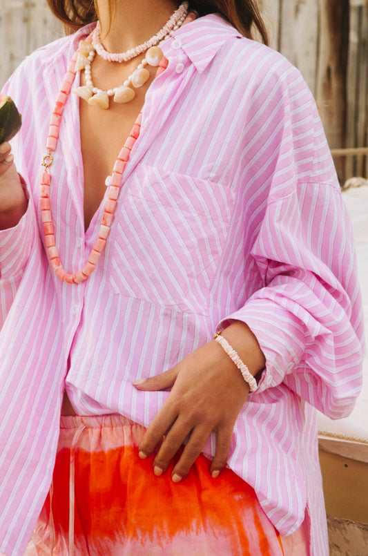 Pink Shell Necklace