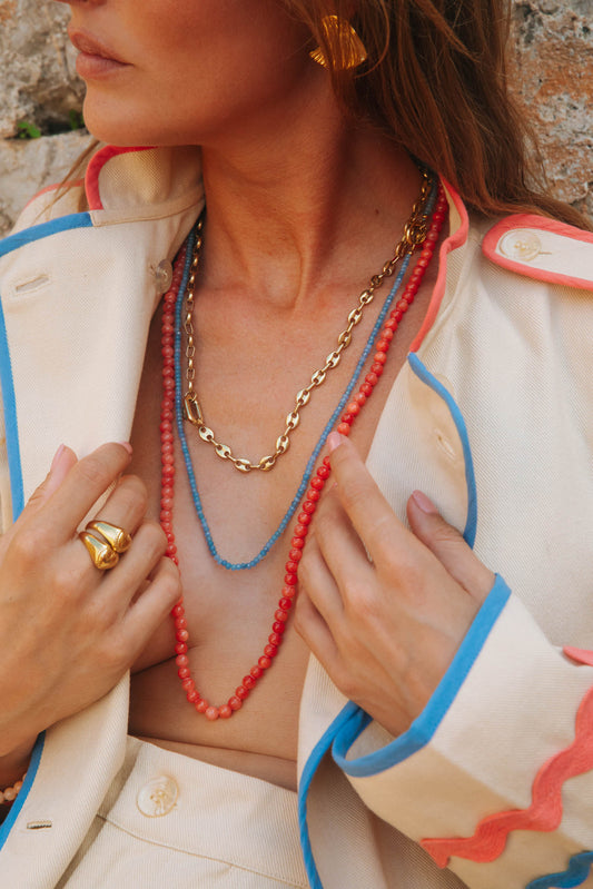 Noah Peach Necklace