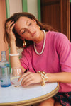 Disco Pearl Necklace