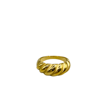 Croissant Ring - 14K stainless steel gold plated