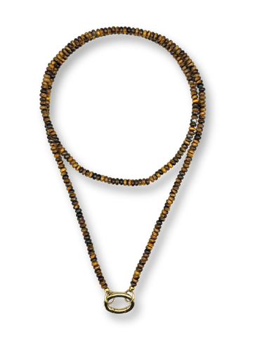 Roger Long Brown Necklace